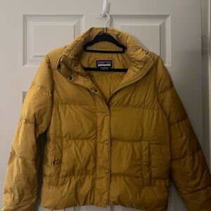 Patagonia Women's Mustard Puffer Jacket